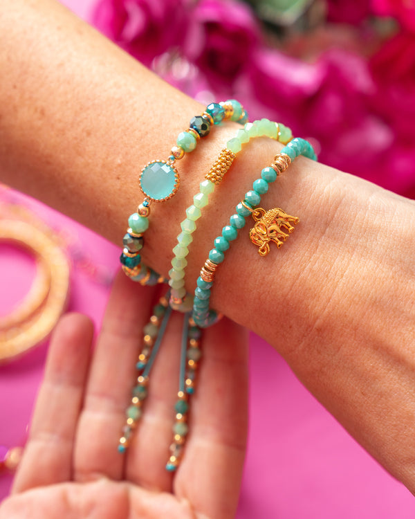 Trio Pulsera Turquesa