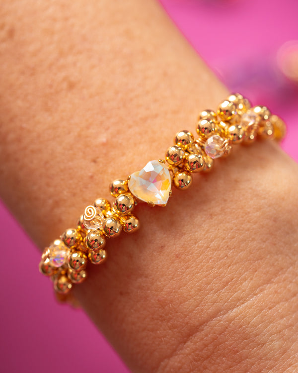 Pulsera Caracolito cristal