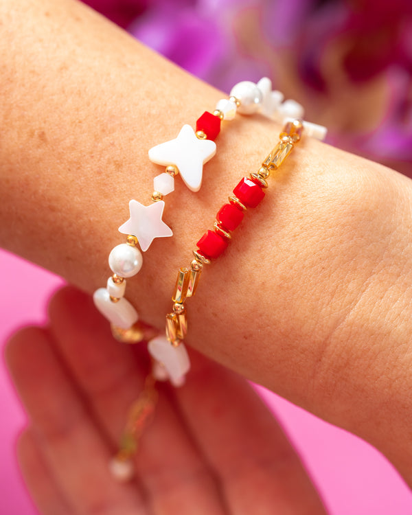 Pulsera Diseño cajita Nacar